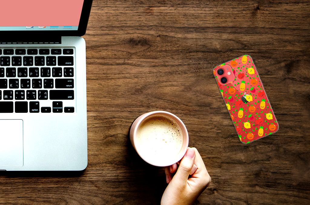 iPhone 12 Mini Siliconen Case Fruits B2C Telecom