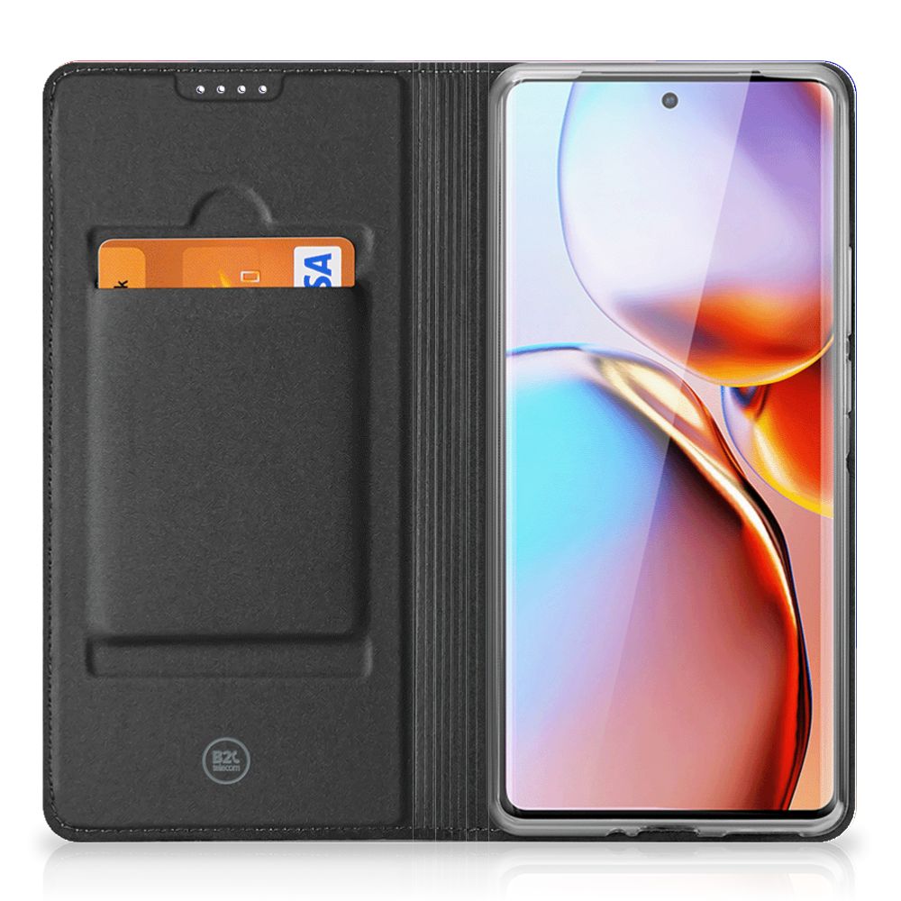 Motorola Edge 40 Pro Stand Case Polygon Dark