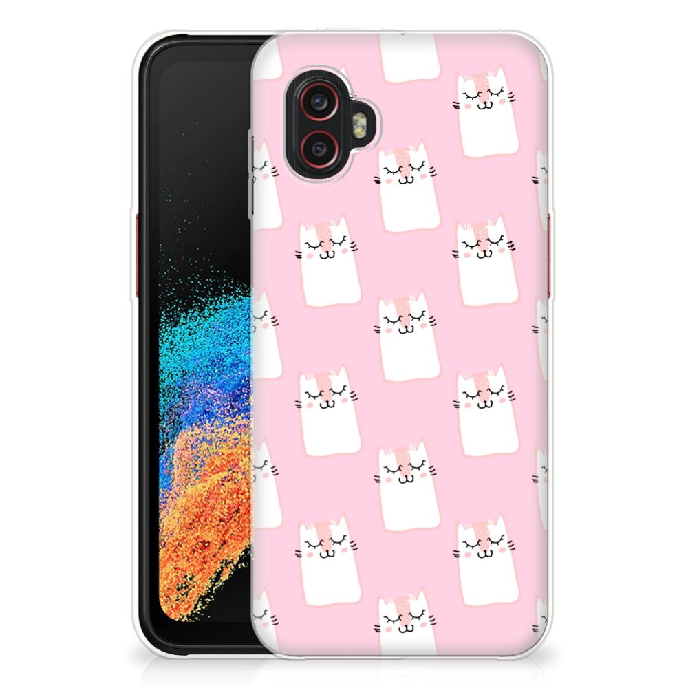 Samsung Galaxy Xcover 6 Pro TPU Hoesje Sleeping Cats