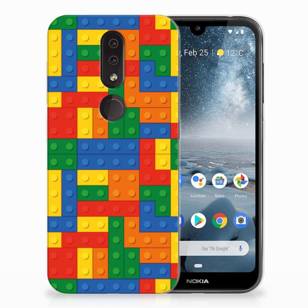 Nokia 4.2 TPU bumper Blokken