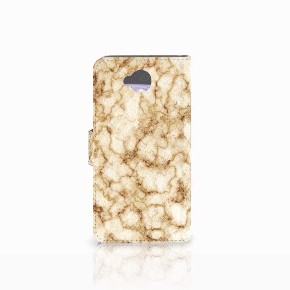 Microsoft Lumia 650 Bookcase Marmer Goud