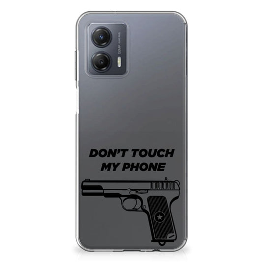 Motorola Moto G53 Silicone-hoesje Pistol DTMP