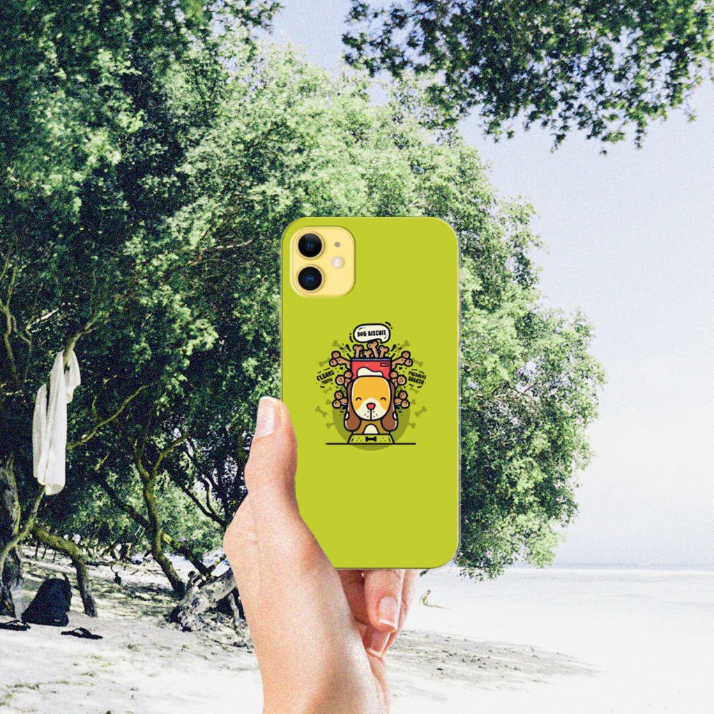 Apple iPhone 11 Telefoonhoesje met Naam Doggy Biscuit