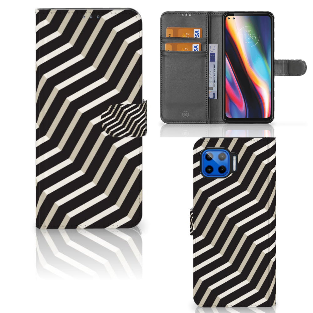 Motorola Moto G 5G Plus Book Case Illusion