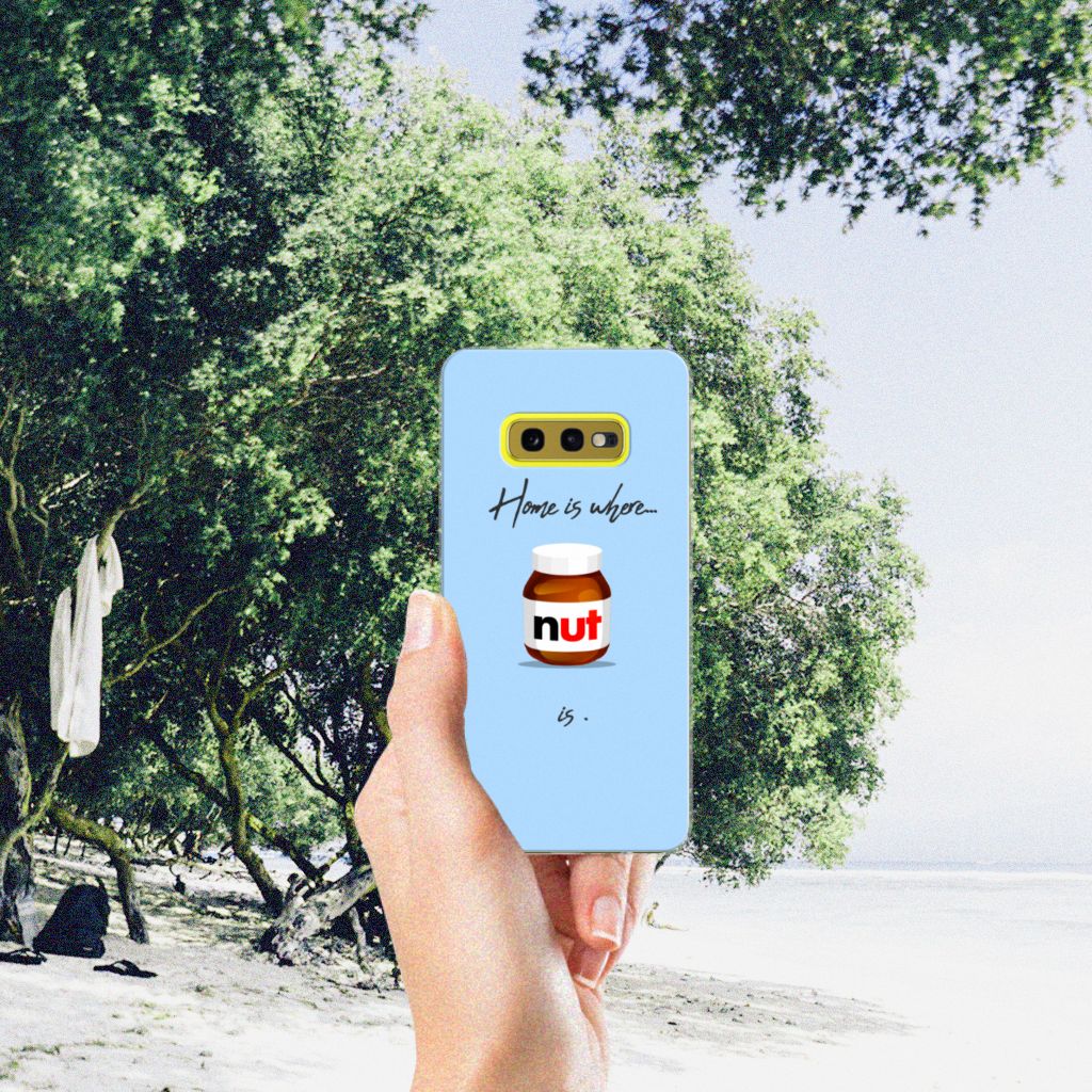 Samsung Galaxy S10e Siliconen Case Nut Home