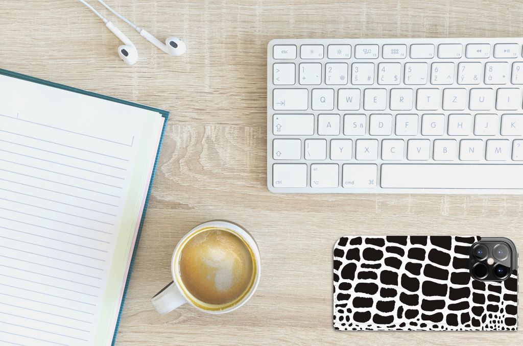 iPhone 12 Pro Max Hoesje maken Slangenprint - B2C Telecom