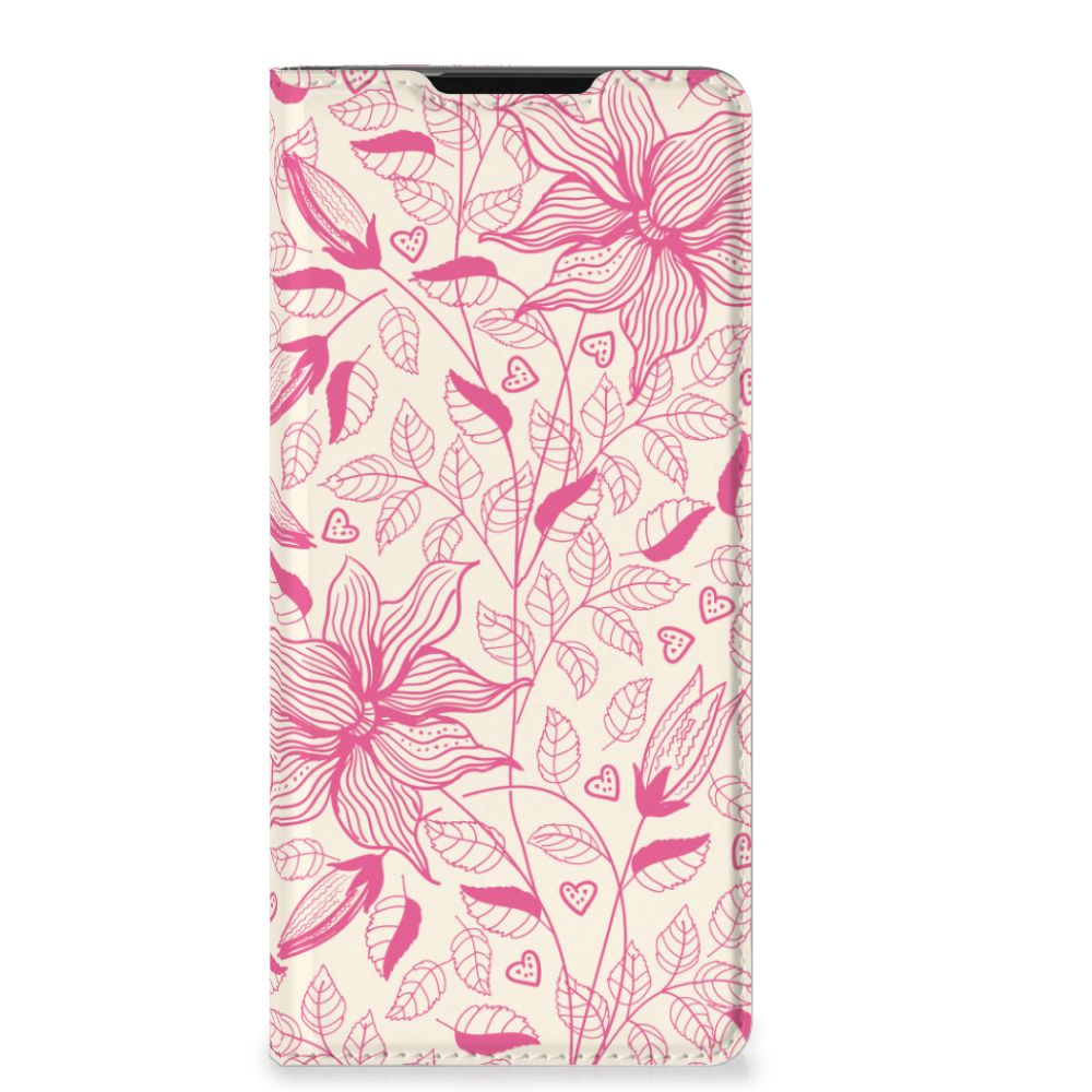 Samsung Galaxy S21 Ultra Smart Cover Pink Flowers - B2C Telecom