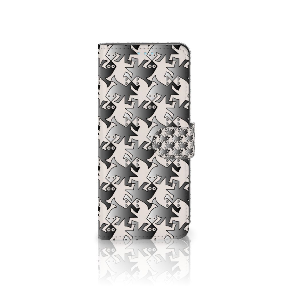 Sony Xperia 10 III Telefoonhoesje met Pasjes Salamander Grey