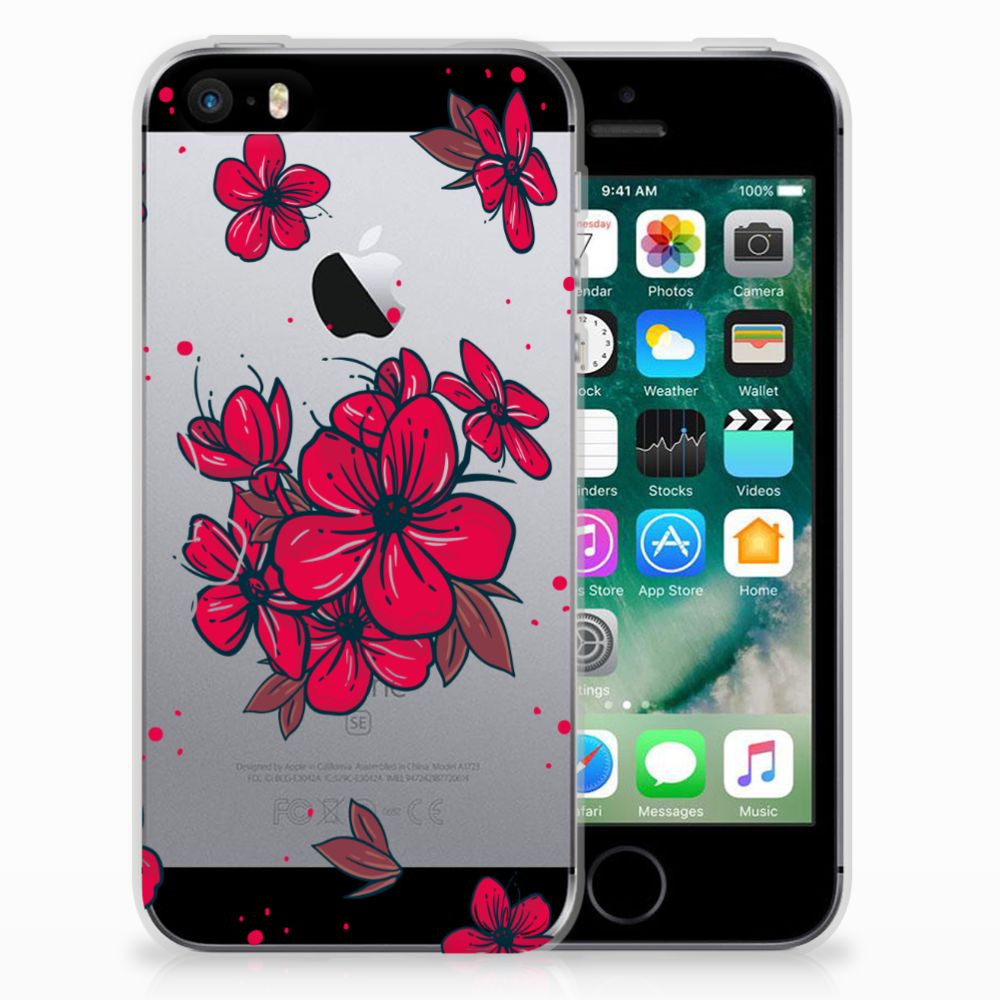 Apple iPhone SE | 5S TPU Case Blossom Red