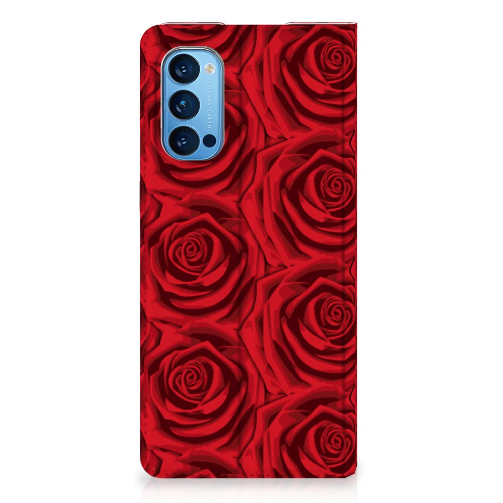 OPPO Reno4 Pro 5G Smart Cover Red Roses - B2C Telecom