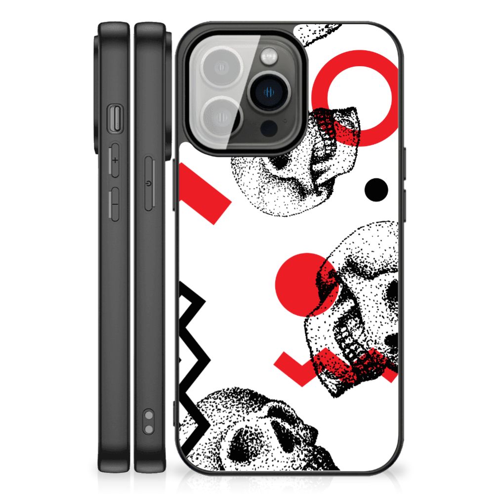 Telefoonhoesje iPhone 13 Pro Max Skull Red B2C Telecom