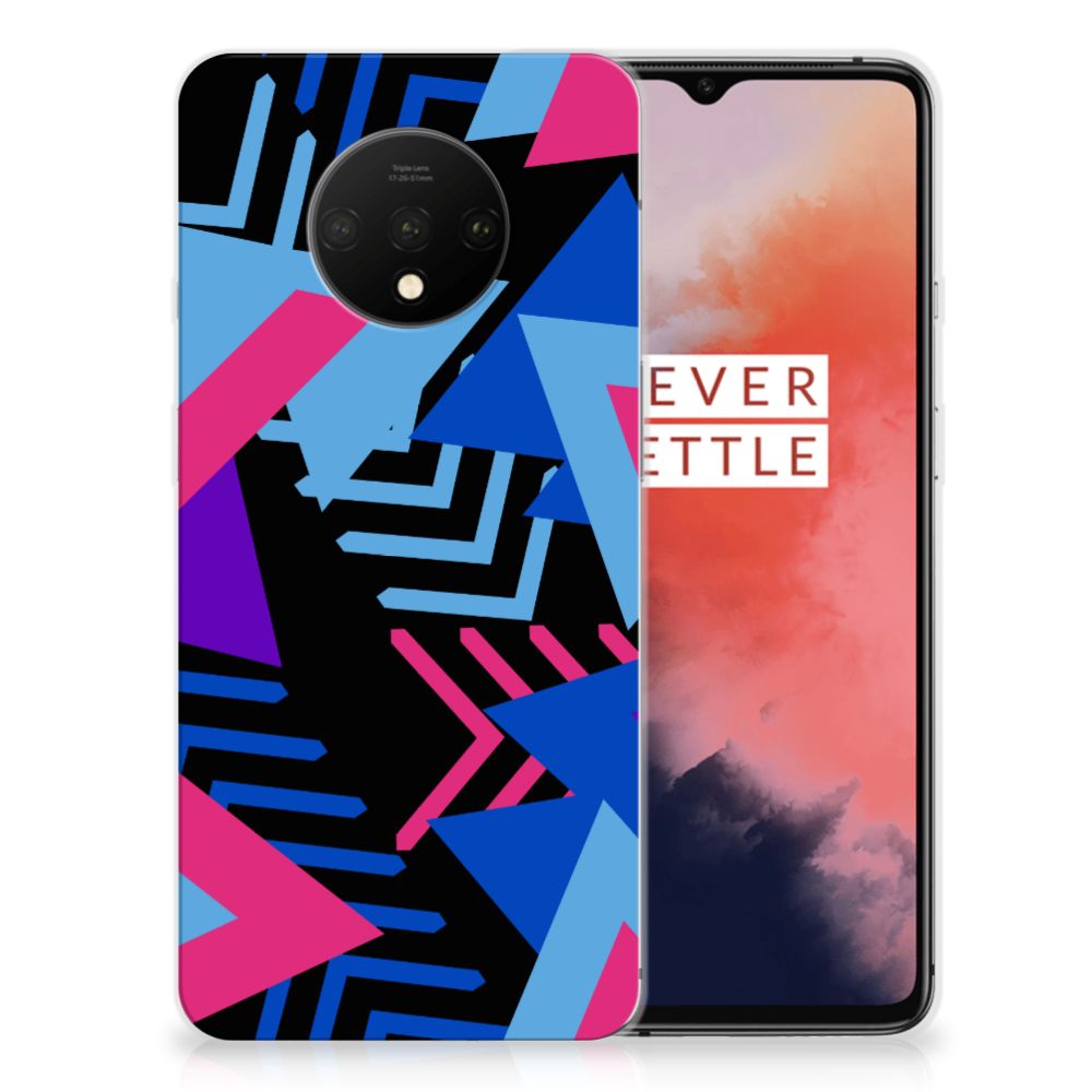 OnePlus 7T TPU Hoesje Funky Triangle