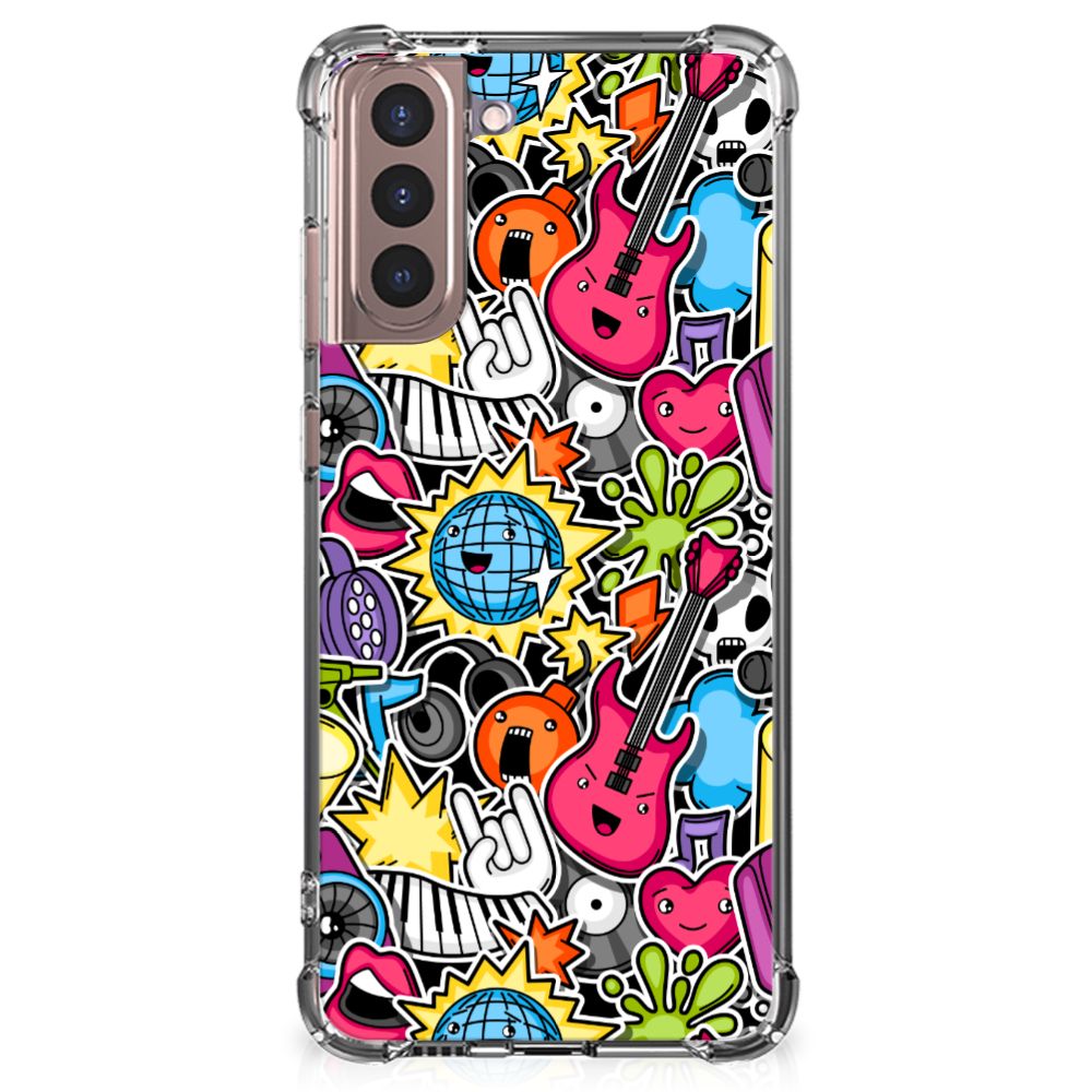 Samsung Galaxy S21 Plus Anti Shock Bumper Case Punk Rock B2C Telecom