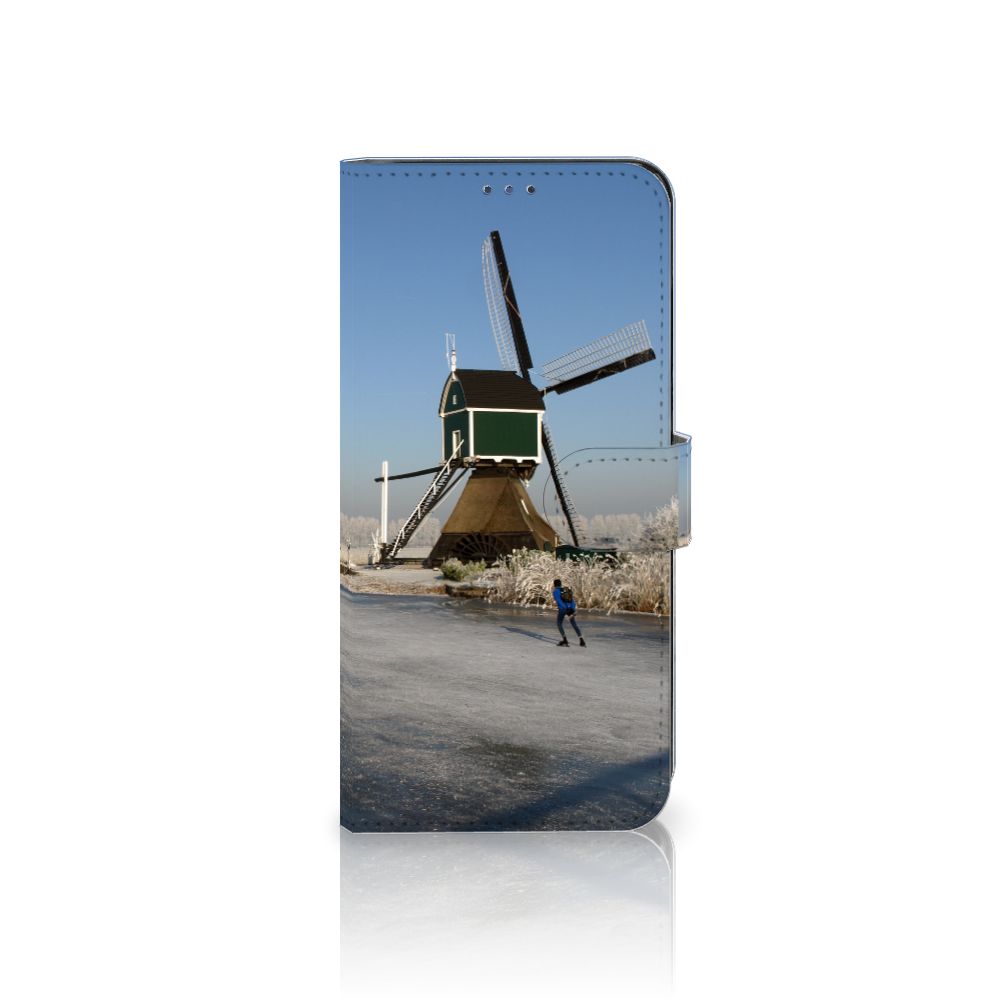 Motorola Moto G22 Flip Cover Schaatsers