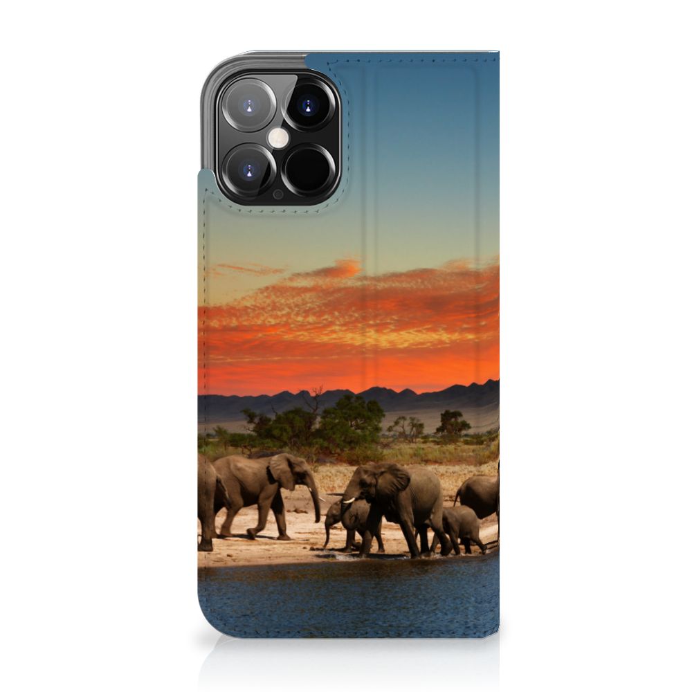 iPhone 12 Pro Max Hoesje maken Olifanten - B2C Telecom