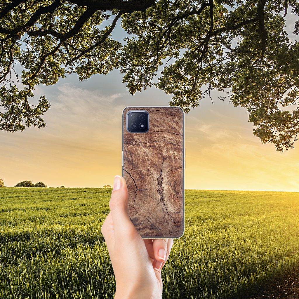 OPPO A53 5G | OPPO A73 5G Bumper Hoesje Tree Trunk