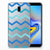 Samsung Galaxy J6 Plus (2018) TPU bumper Zigzag Blauw