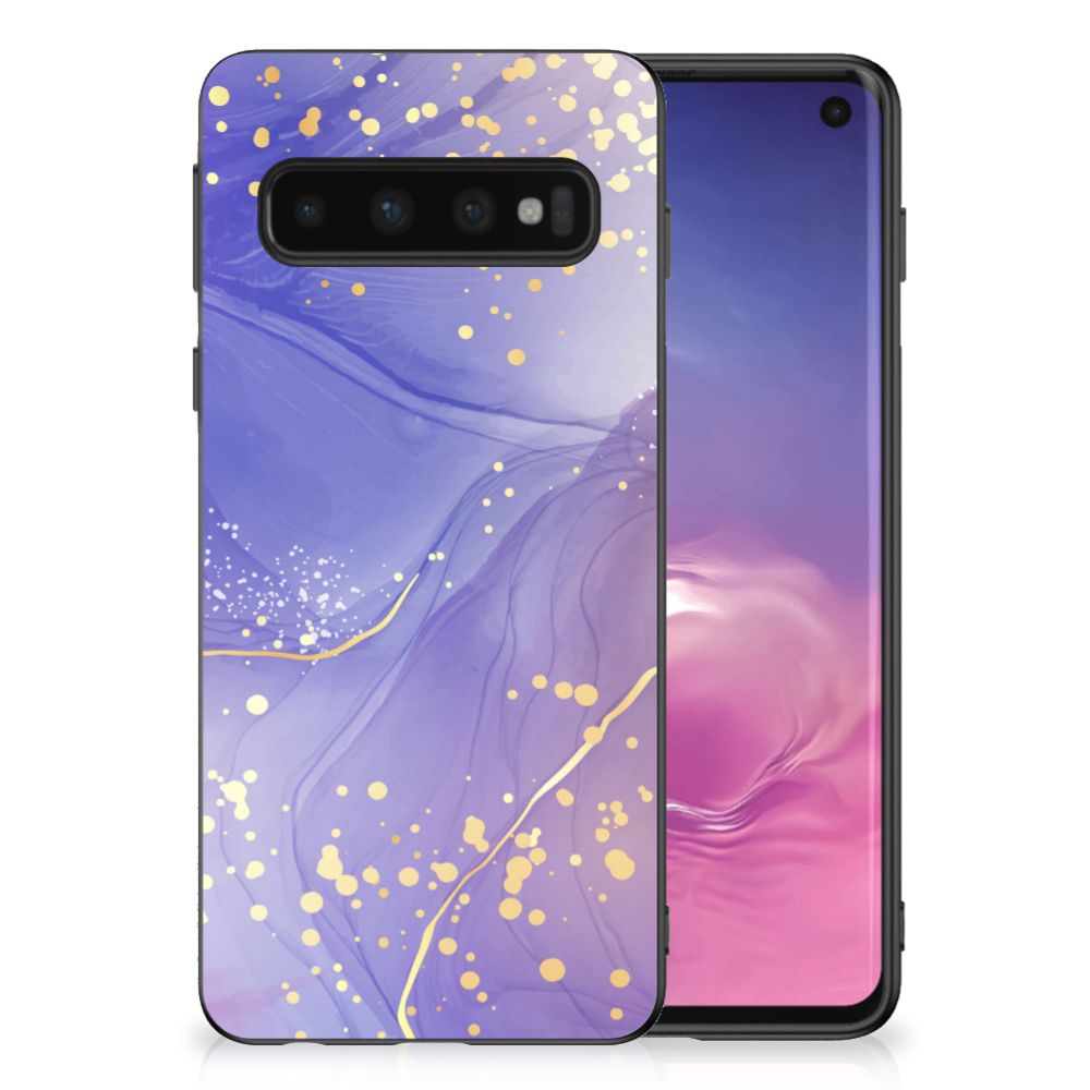 Case voor Samsung Galaxy S10 Watercolor Paars B2C Telecom