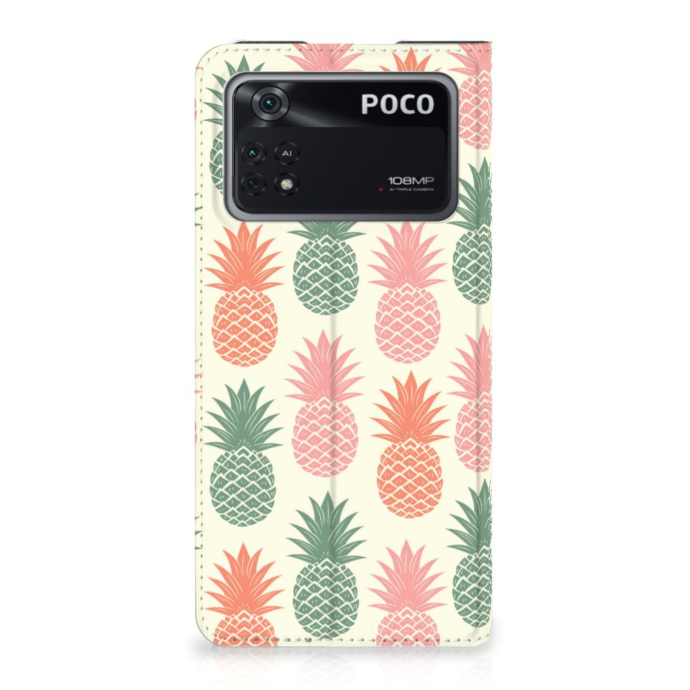 Poco X4 Pro 5G Flip Style Cover Ananas - B2C Telecom