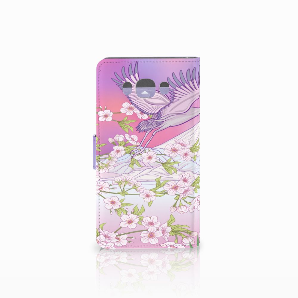 Samsung Galaxy J7 2016 Telefoonhoesje met Pasjes Bird Flying