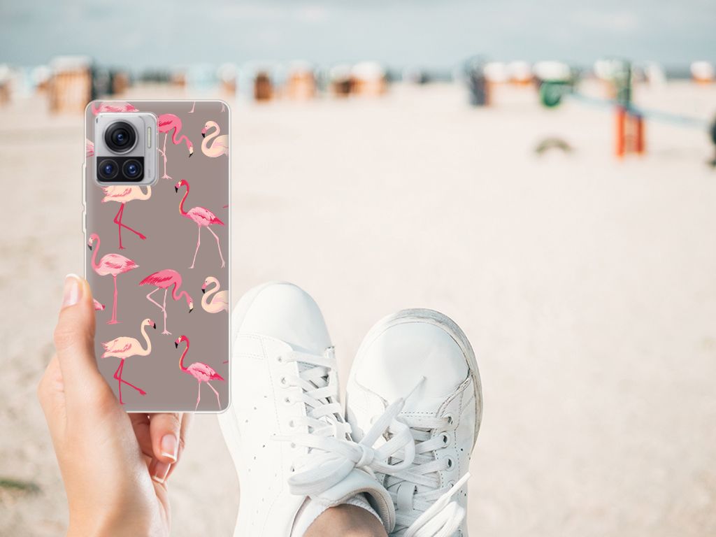Motorola Moto X30 Pro TPU Hoesje Flamingo B2C Telecom