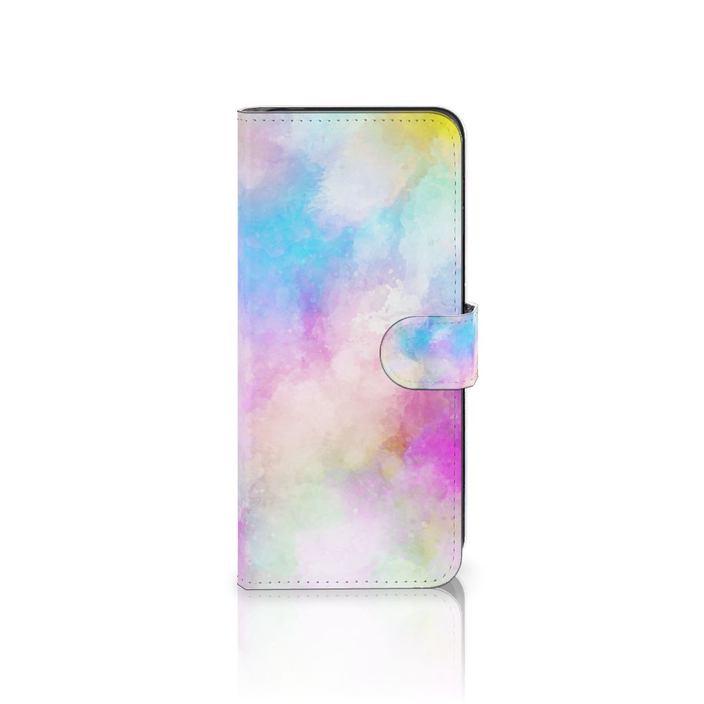Hoesje Motorola Moto G14 Watercolor Light met pastelkleuren en unieke watercolorprint.