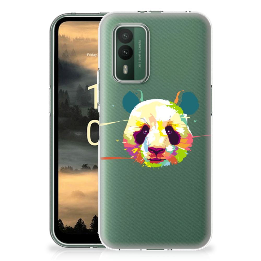 Nokia XR21 Telefoonhoesje met Naam Panda Color