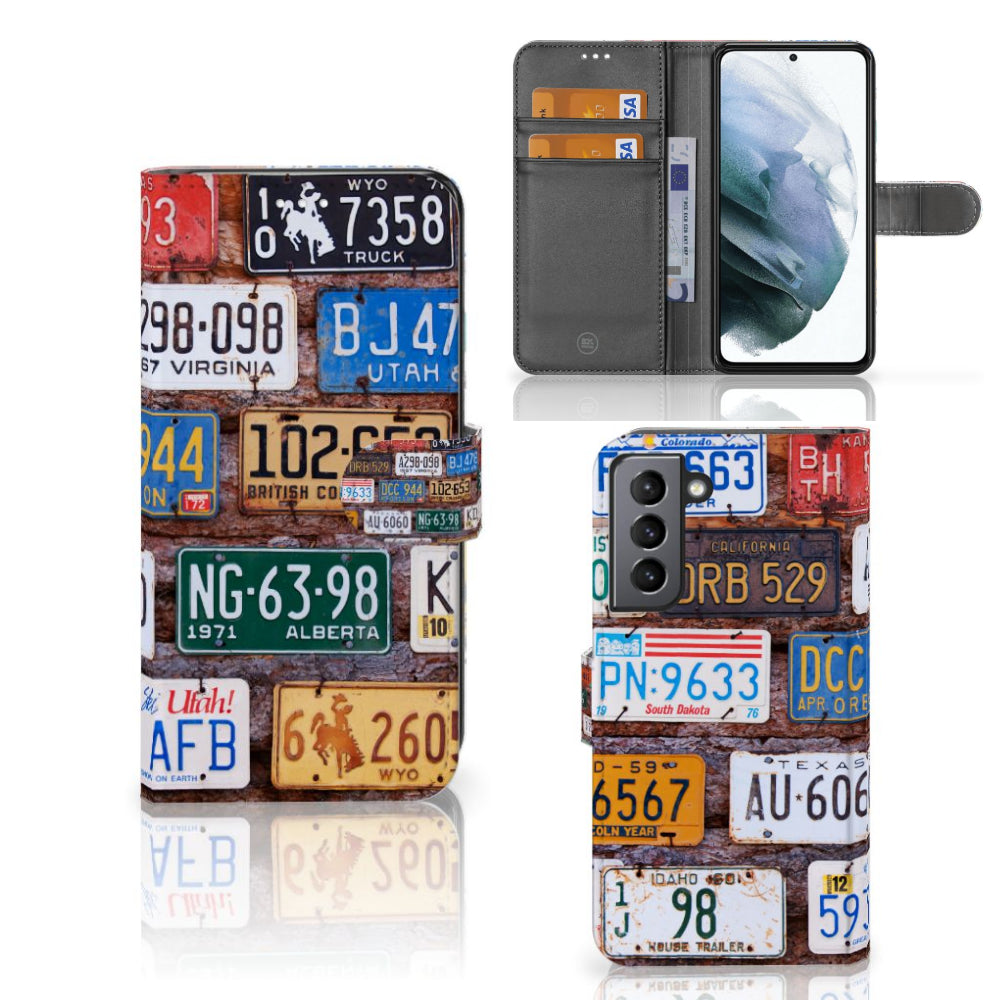 Samsung Galaxy S21 FE Telefoonhoesje met foto Kentekenplaten