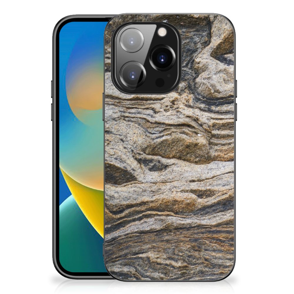 iPhone 14 Pro Marmeren Print Telefoonhoesje Steen B2C Telecom