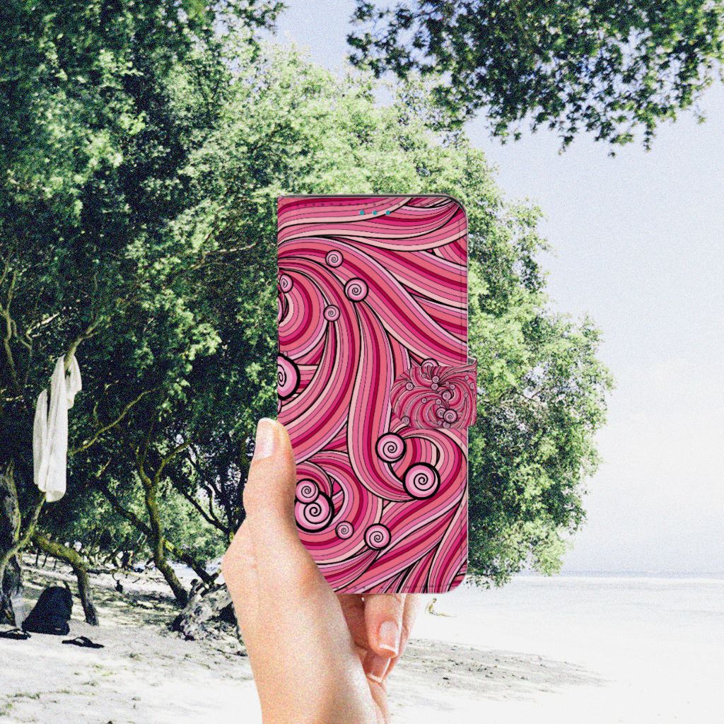 Samsung Galaxy A73 5G Hoesje Swirl Pink