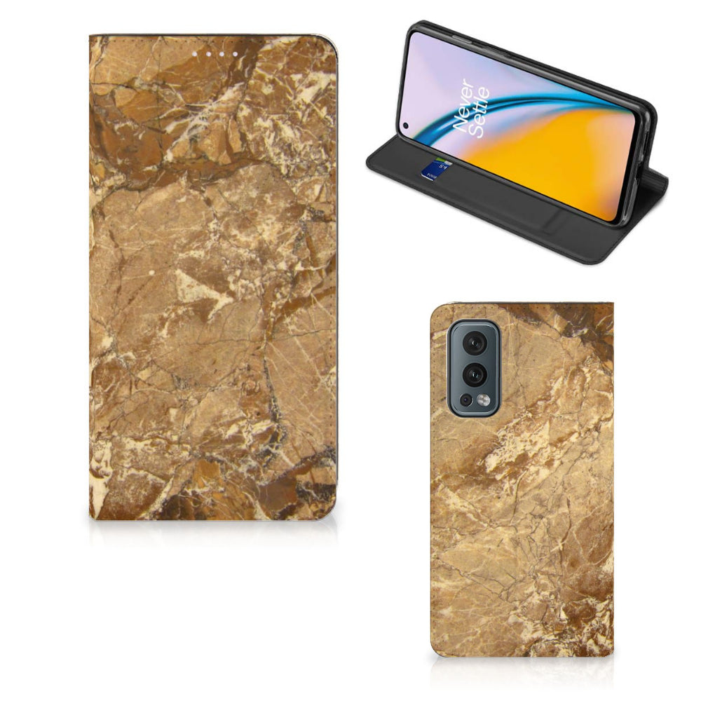 OnePlus Nord 2 5G Standcase Marmer Creme