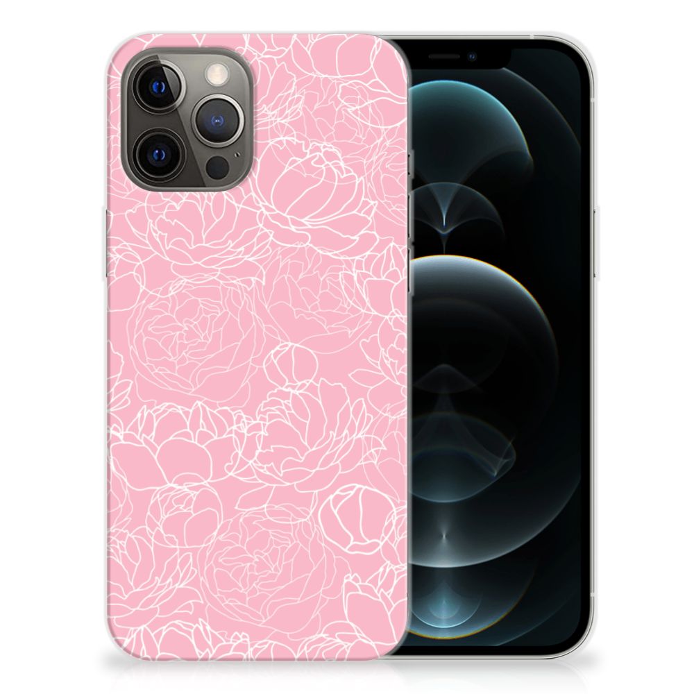 iPhone 12 Pro Max TPU Case White Flowers B2C Telecom