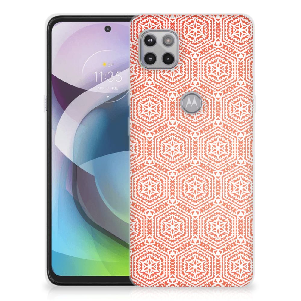 Motorola Moto G 5G TPU bumper Pattern Orange B2C Telecom