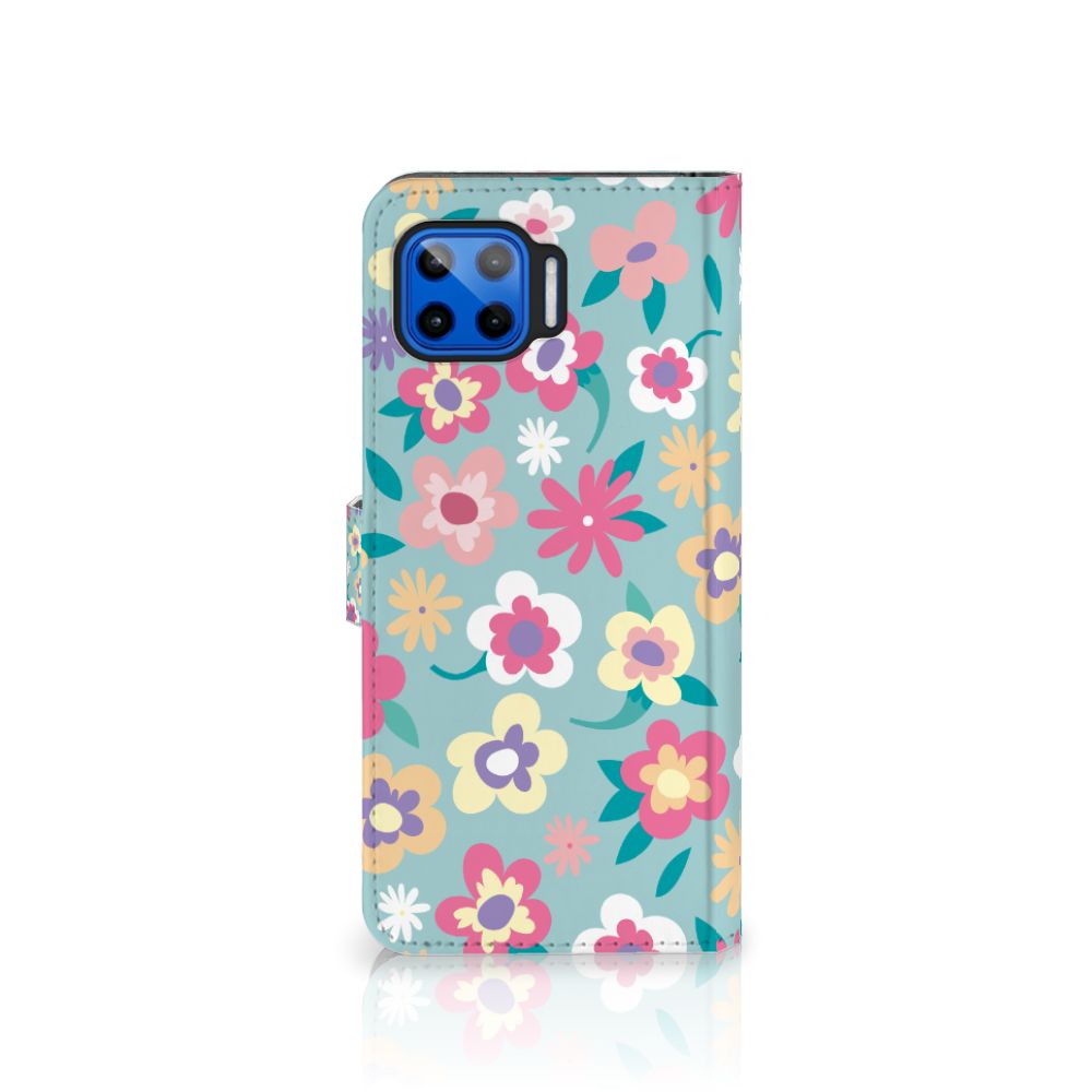 Motorola Moto G 5G Plus Hoesje Flower Power