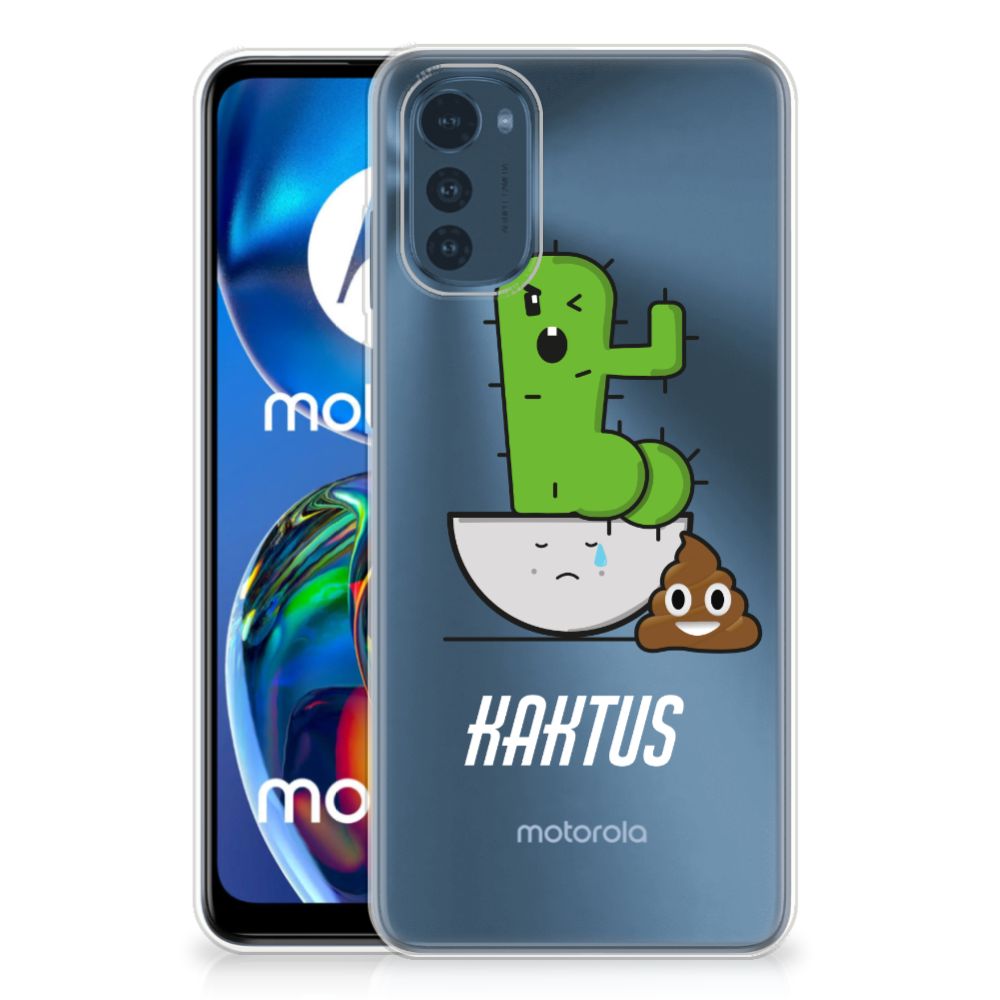Motorola Moto E32/E32s Telefoonhoesje met Naam Cactus Poo B2C Telecom