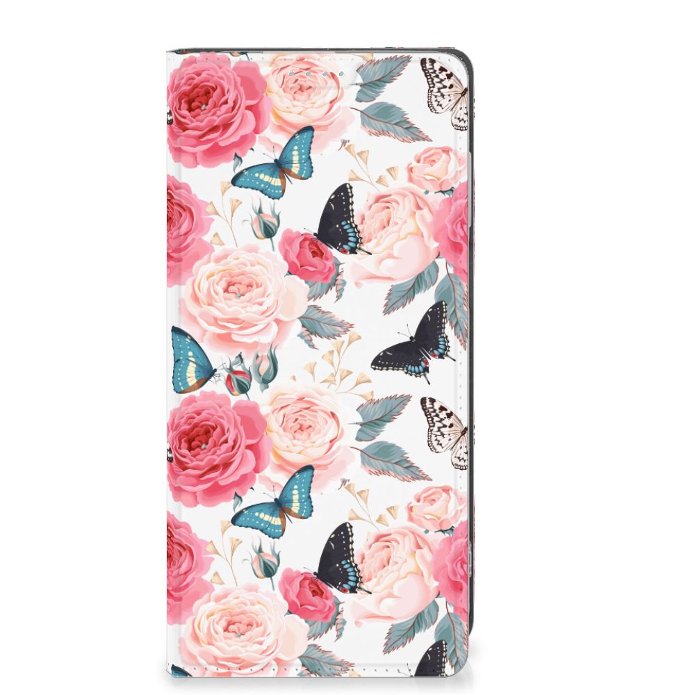 Motorola Moto G13 | G23 Smart Cover Butterfly Roses