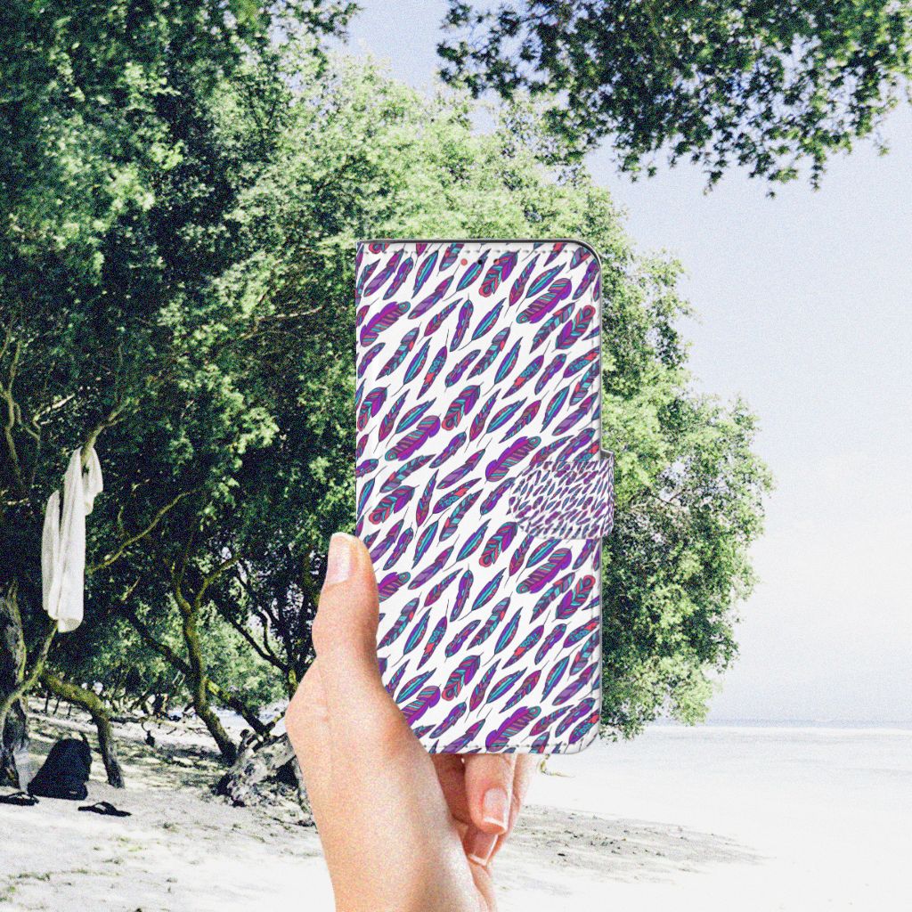Samsung Galaxy A13 (4G) Telefoon Hoesje Feathers Color