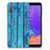 Samsung Galaxy A7 (2018) Bumper Hoesje Wood Blue