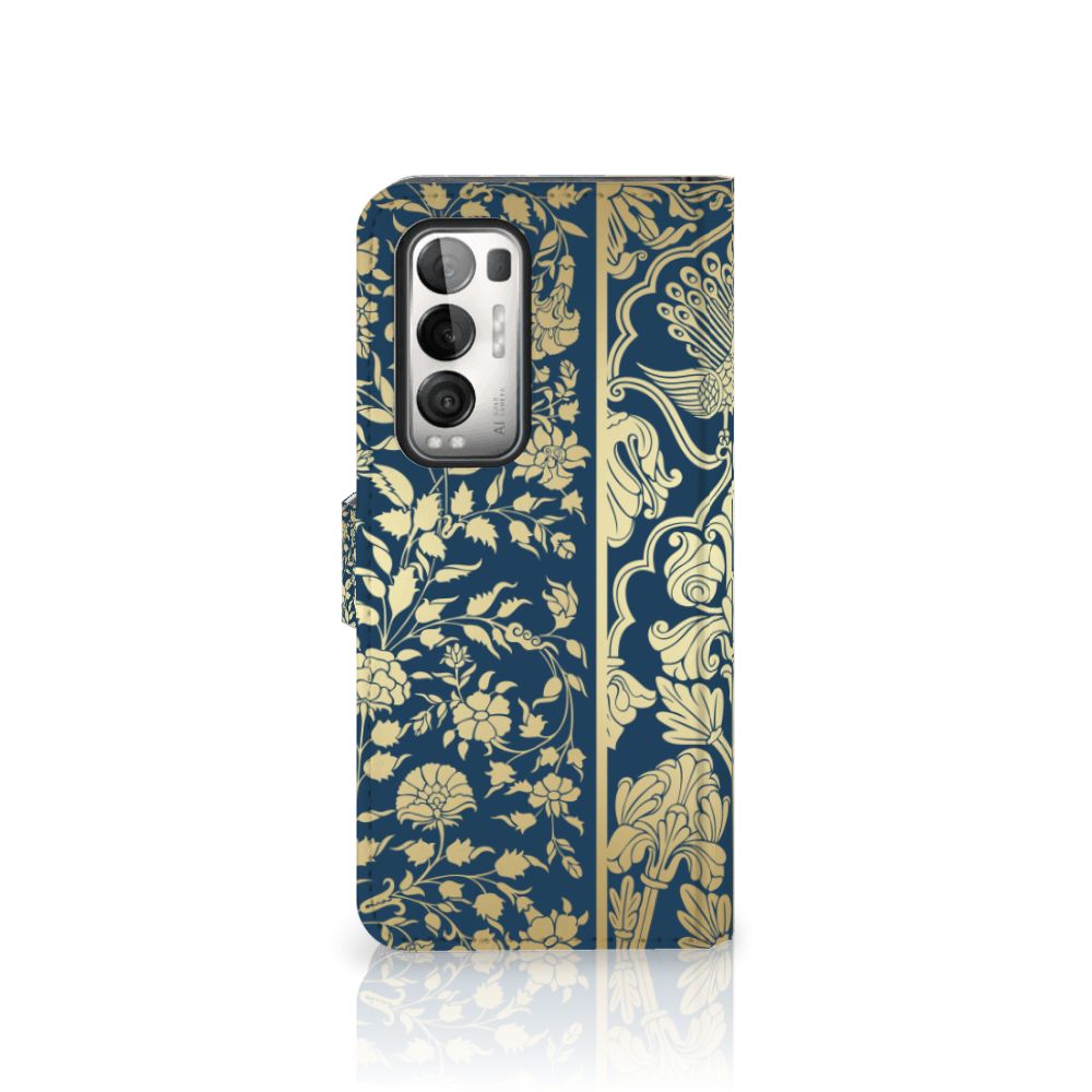 OPPO Find X3 Neo 5G Hoesje Beige Flowers