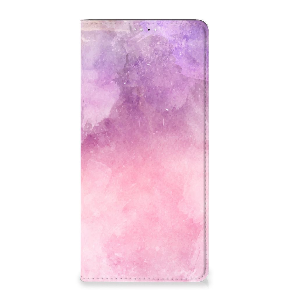 Bookcase Samsung Galaxy A33 5G Pink Purple Paint