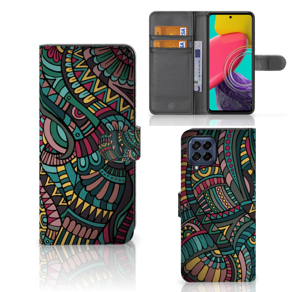 Samsung Galaxy M53 Telefoon Hoesje Aztec