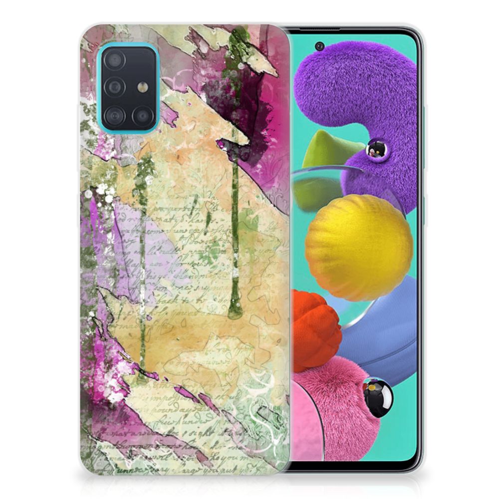 Hoesje maken Samsung Galaxy A51 Letter Painting