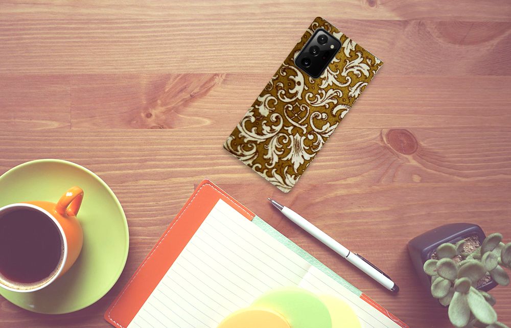 Telefoon Hoesje Samsung Galaxy Note 20 Ultra Barok Goud - B2C Telecom