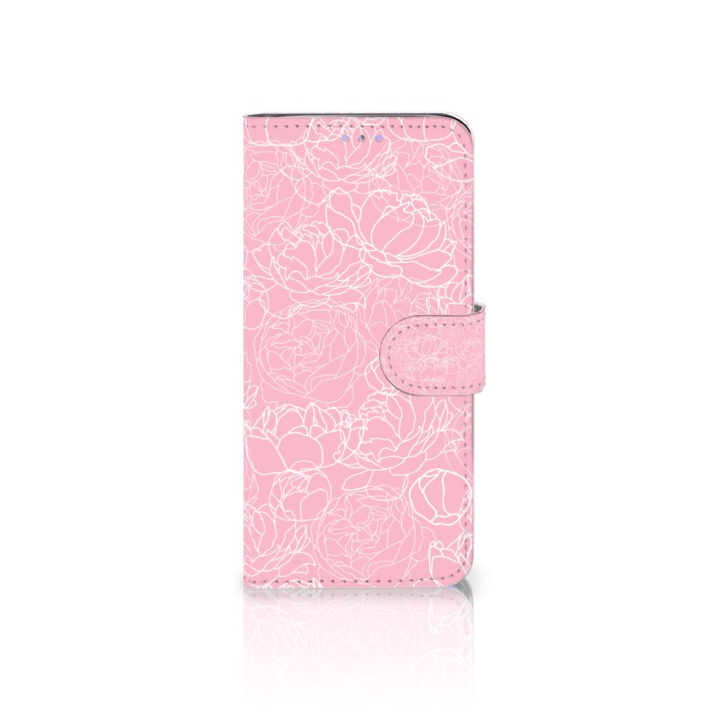 Samsung Galaxy S20 Hoesje White Flowers