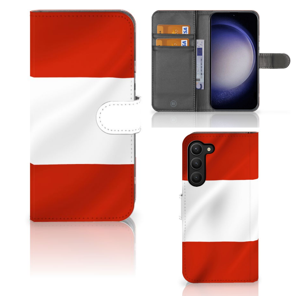 Samsung Galaxy S23 Plus Bookstyle Case Oostenrijk