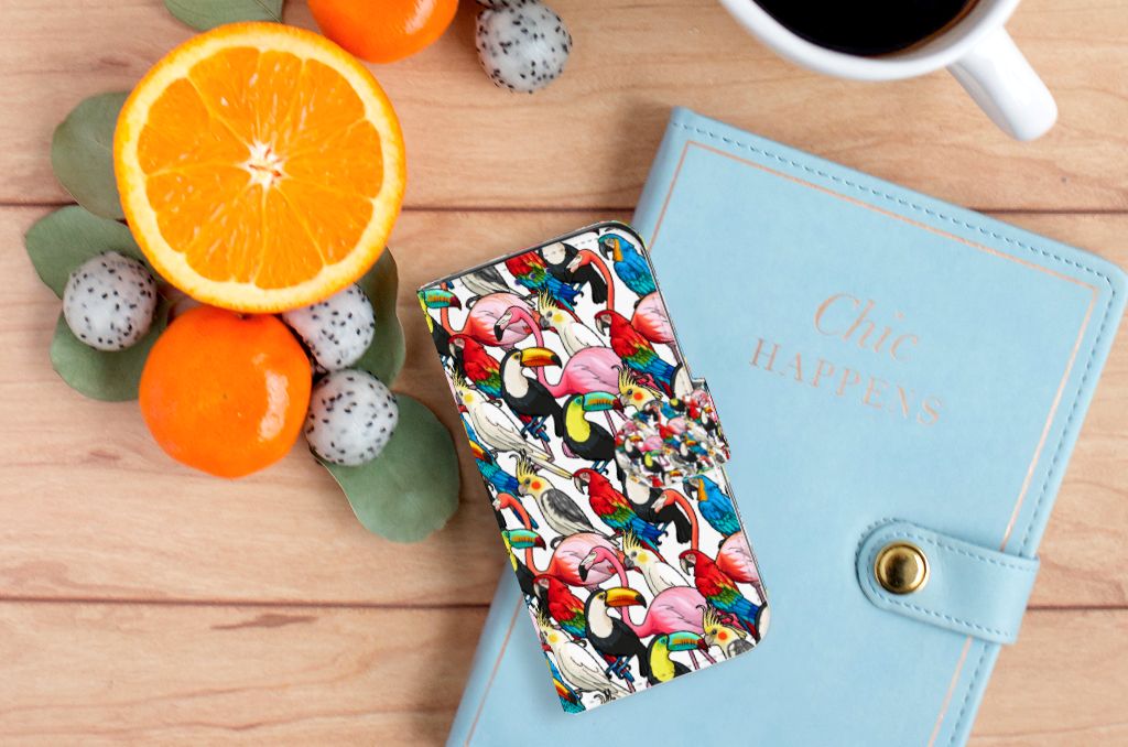 Samsung Galaxy S10e Telefoonhoesje met Pasjes Birds