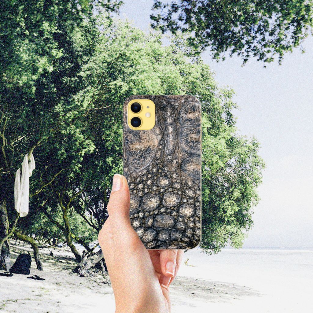 Apple iPhone 11 TPU Hoesje Krokodillenprint