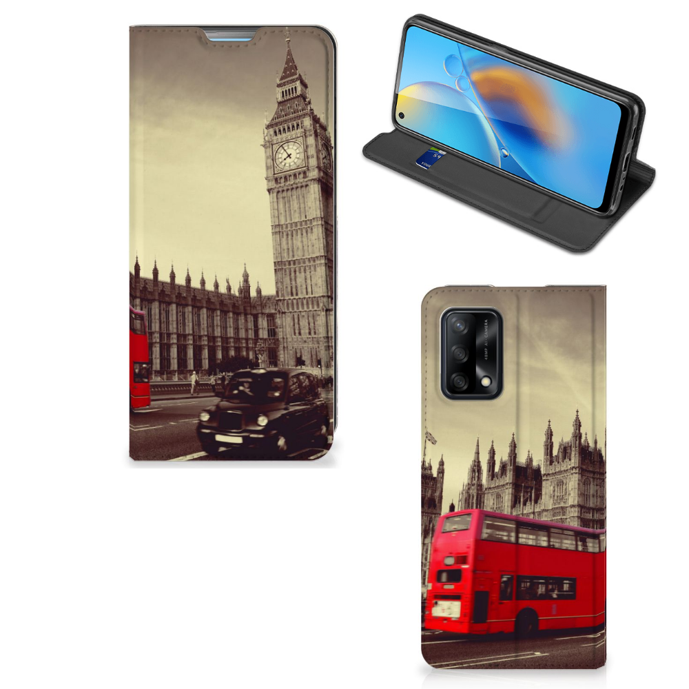 OPPO A74 4G Book Cover Londen - B2C Telecom