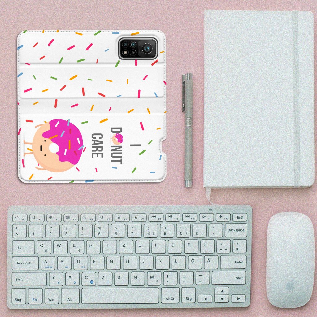 Xiaomi Mi 10T | 10T Pro Flip Style Cover Donut Roze - B2C Telecom