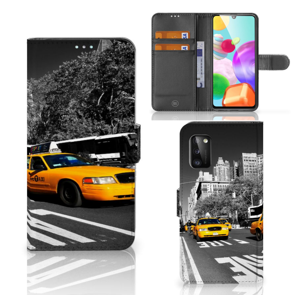 Samsung Galaxy A41 Flip Cover New York Taxi